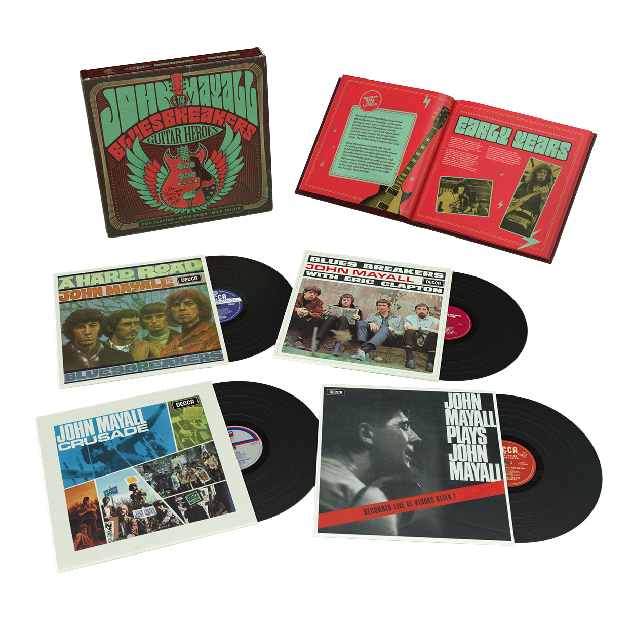 John Mayall & The Bluesbreakers - Guitar Heroes: The Decca Years 1965–1967 - 4LP Box Set