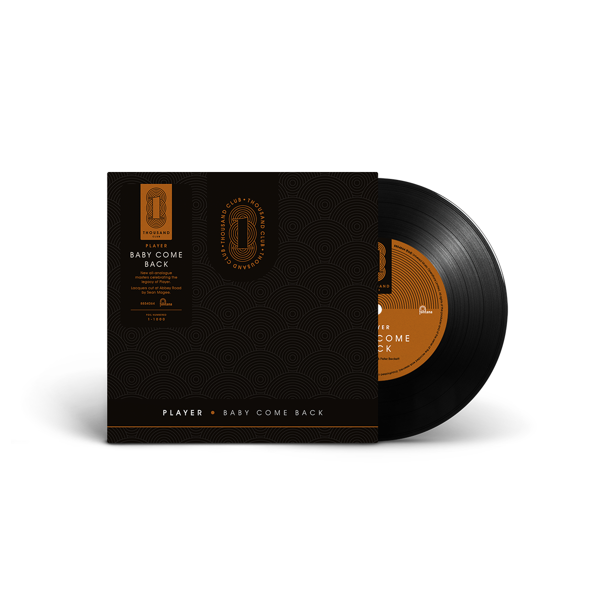 Player - Baby Come Back / Love Is Where You Find It 7" (The Thousand Club) - No. 1