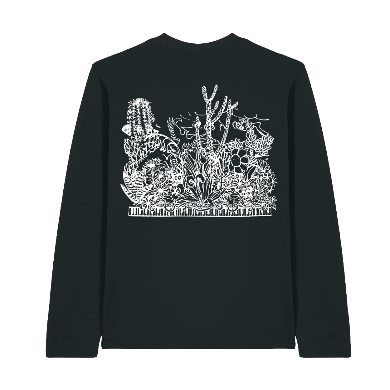 Jeff Goldblum And The Mildred Snitzer Orchestra - Night Blooms Longsleeve Tee - Black