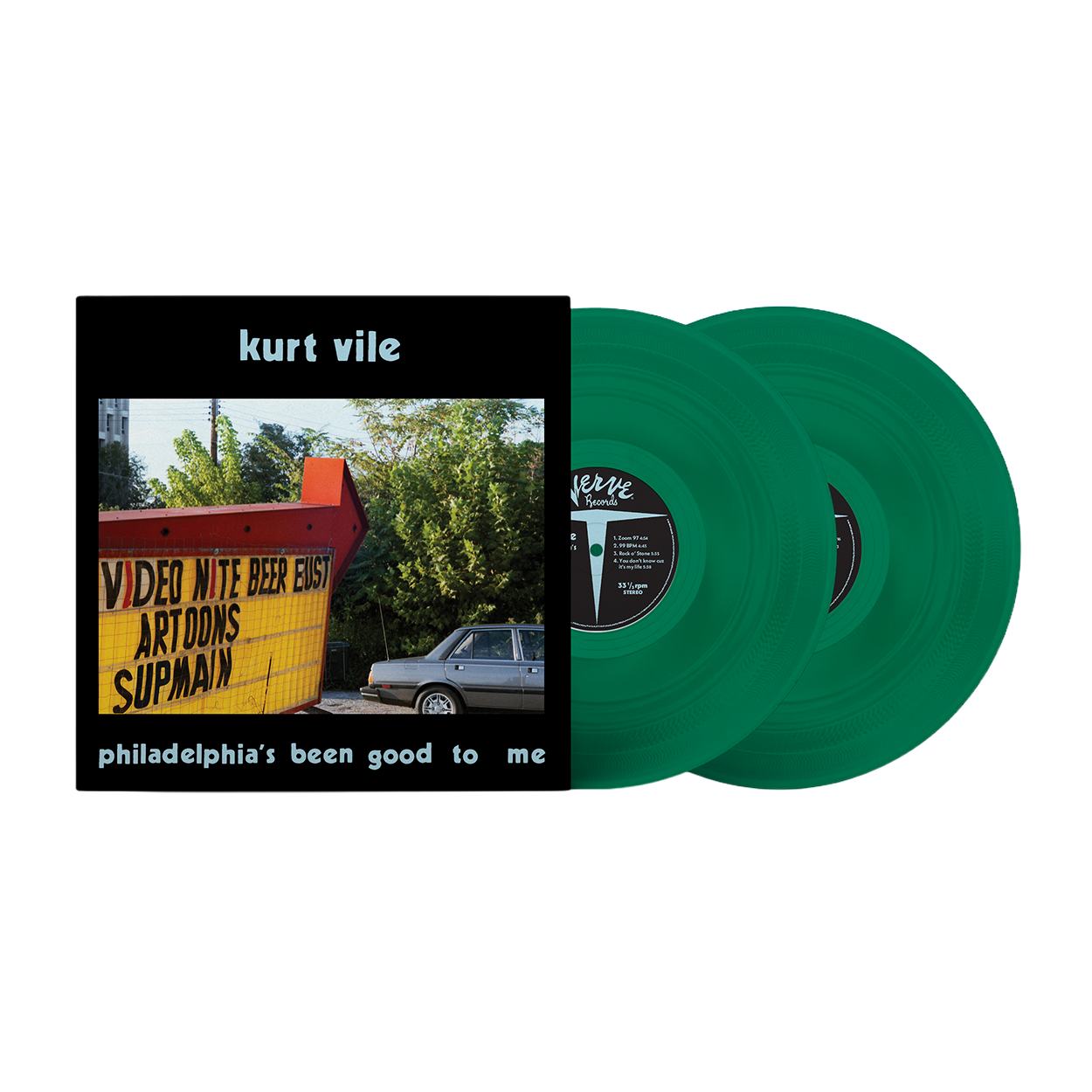 Kurt Vile - Philadelphia's been good to me: Exclusive Green Vinyl 2LP