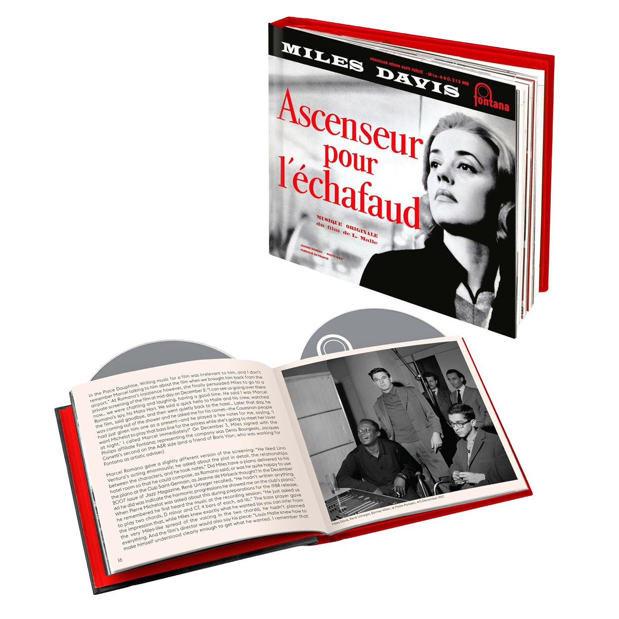 Miles Davis - Ascenseur pour l'échafaud: 2CD Hardback Book