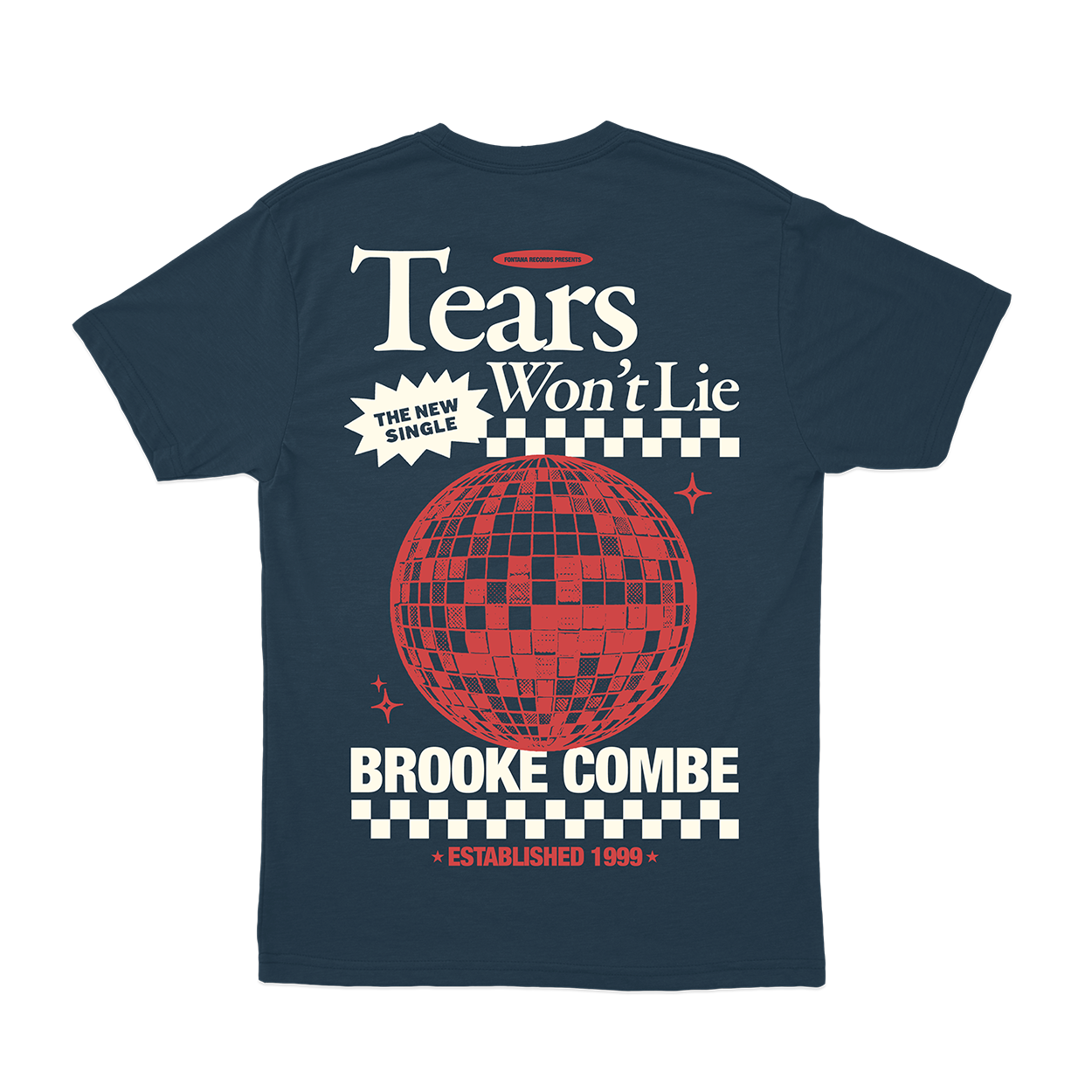 Brooke Combe - My Tears Won't Lie Disco Tee
